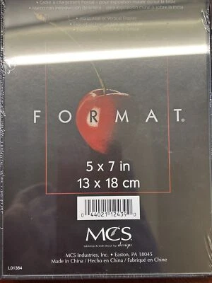 MCS Industries Format 5"x7" Picture Frames under Glass Set of 6 - Image 1 of 4