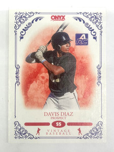 DAVIS DIAZ 2022 ONYX VINTAGE EXTENDED BASEBALL