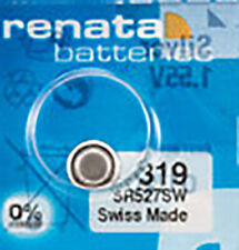 1 x Renata 319 Watch Batteries, SR527SW Battery | Shipped from USA