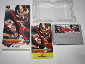 95 Tokyo Dome Battle 7 Pro Wrestling Super Famicom Japan Box CIB US Seller - Picture 1 of 12