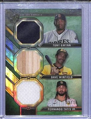 2024 Topps Triple Threads #RCC-GWT Tony Gwynn / Dave Winfield / Fernando Tatis J — 第 1/2 张图片