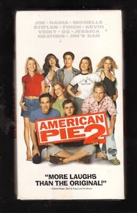 American Pie 2 Jason Biggs Shannon Elizabeth Alyson Hannigan VHS Video - Imagen 1 de 2