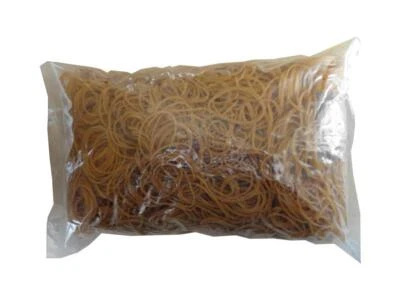 DM FOLIEN 1kg Para-Gummibänder Gummiringe / transparent / Breite=1mm Ø=20mm