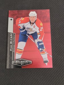 2010-11 UD UPPER DECK BLACK DIAMOND BRYAN MCCABE #15 #ed 10/100 RUBY RED 