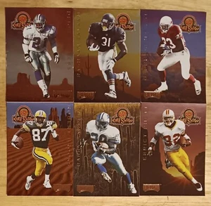1995 Playoff Football Super Bowl Set Of 6 Cards - Barry Sanders - Deion Sanders - Picture 1 of 2