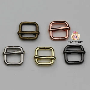 Adjustable Metal Slider Buckle 13mm (1/2inch) - Picture 1 of 15