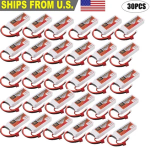 7.4V 2200mAh 35C 2S LiPo Battery Deans T Plug For RC Car Boat Helicopter Drone - Picture 1 of 14