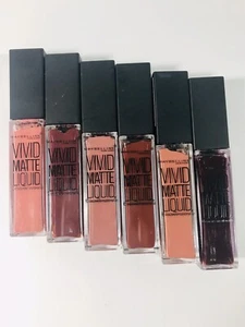 Maybelline Color Sensational Vivid Matte Liquid Lipstick (Lot Of 6) - Picture 1 of 2