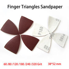 Multifunctional Finishing Hook and Loop Finger Triangles  Sandpaper 80-240 Grit