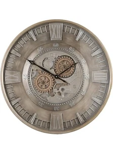 Samilito Wanduhr mit echtem Bewegungsgetriebe Zahnrädern 59,5cm - Bild 1 von 1