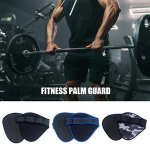 Pair Of Palm Protectors Fitness Gloves Half Finger Training Workout Sports G WY4 - Picture 1 of 14