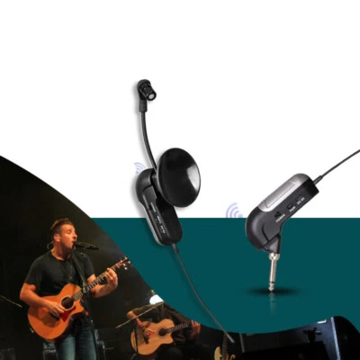 UHF 16 Channels Wireless Instrument Microphone for Violin Guitar Accordion Pipa - Image 1 of 4
