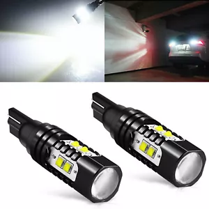 JDM ASTAR 2x 921 912 50W LED 6000K White Backup Reverse Lights Bulb T10 T15 - Picture 1 of 11