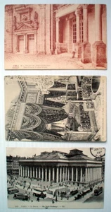 3 POSTALES USADAS DE COLECCIÓN *** FRANCIA *** 3 POSTALES BURDEOS + VERSAILLES - Imagen 1 de 4