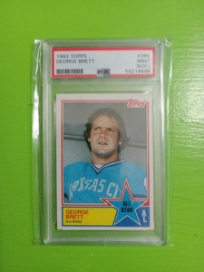 1983 TOPPS #388 GEORGE BRETT ROYALS HOF PSA 9 MINT OC