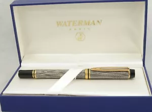 Waterman Leman 200 Rhapsody Caviar Snakeskin Fountain Pen In Box - 18kt M Nib - Picture 1 of 9