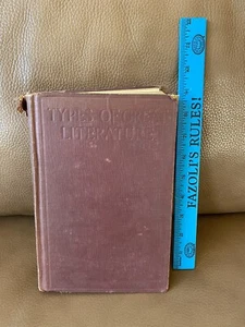 Antique ~ 1919 Types of Great Literature Book ~ Henry Hazen Houston - Picture 1 of 13