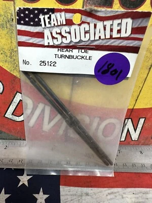 VINTAGE TEAM ASSOCIATED 25122: REAR TOE TURNBUCKLE NewInPack - Image 1 of 3