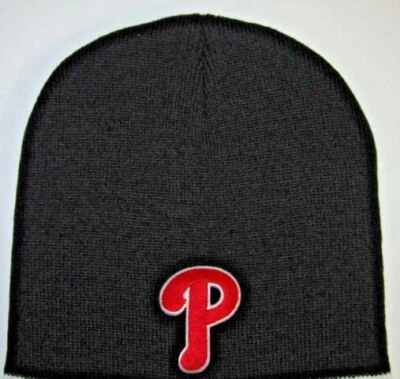 Philadelphia Phillies Beanie ⚾️Knit Cap ⚾️Classic MLB Patch/Logo ⚾️Cool ⚾️New - Image 1 of 4