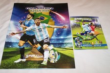 COPA AMERICA COPA AFRICA ALBUM 2019 MAG + POSTER MESI SALAH MANE 34 PAGES