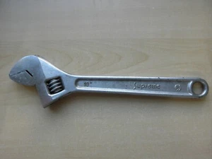 Supreme 10" gesenkt geschmiedeter legierter Stahl verstellbarer Schraubenschlüssel Japan - Bild 1 von 5