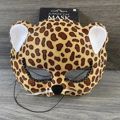Máscara de ojo de gato de la selva Disfraz de Halloween Disfraz Mascarada Vestir Foto 1 de 4