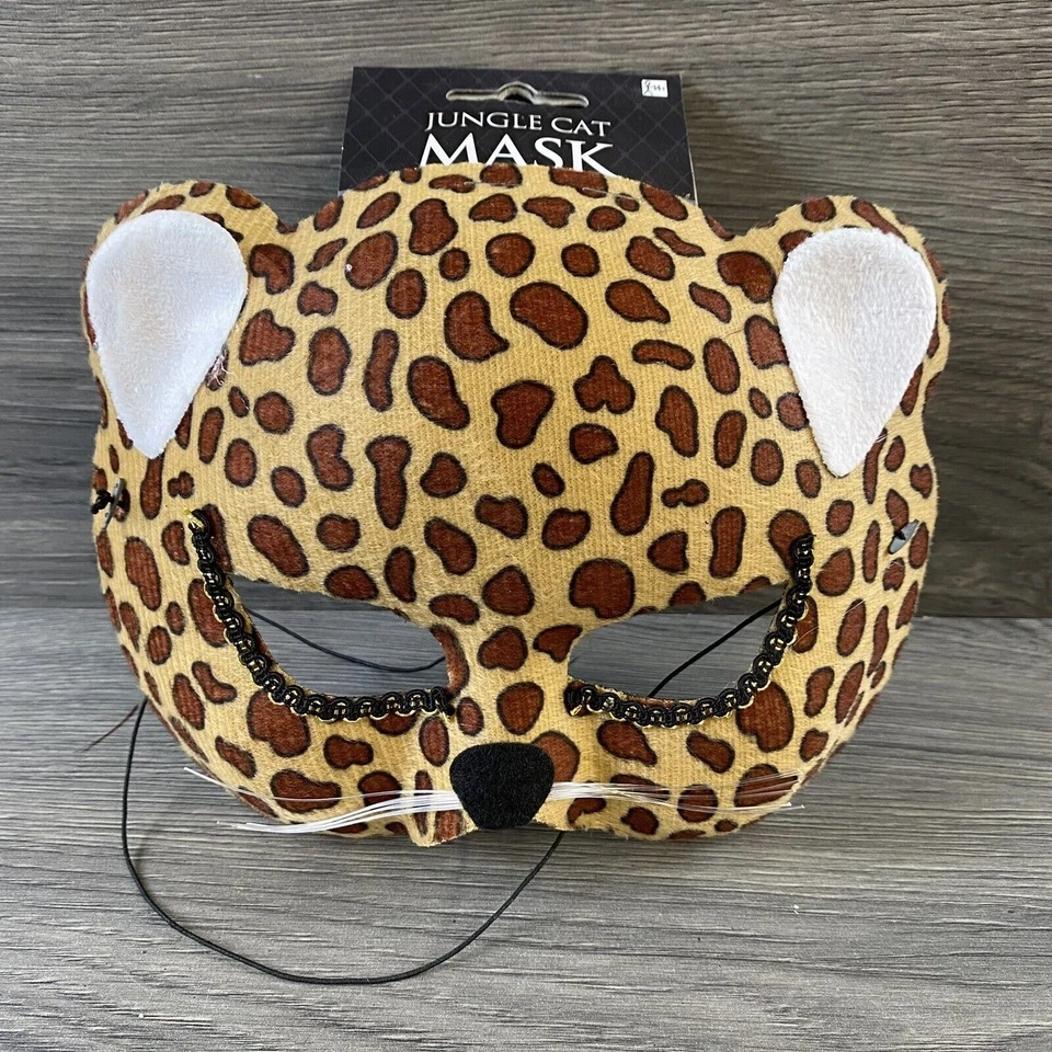 Máscara de ojo de gato de la selva Disfraz de Halloween Disfraz Mascarada Vestir Foto 1 de 4