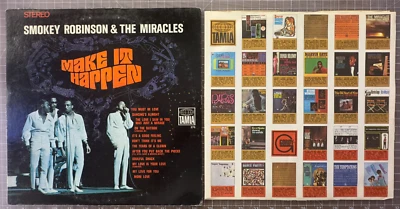 Smokey Robinson and the Miracles - Make It Happen - Vinyl LP TS 276 1967 Stereo - Image 1 of 4