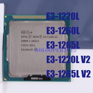 Intel Xeon E3-1220L E3-1260L E3-1265L E3-1220L V2 E3-1265L V2 LGA 1155 CPU - Picture 1 of 6