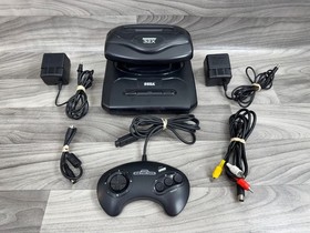SEGA GENESIS MODEL 2 + SEGA 32X CONSOLE BUNDLE CONTROLLER ALL CORDS LOT WORKS