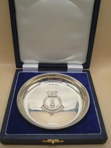 London 1995 Sterling Silber Schale der HMS London im Präsentationsetui - Bild 1 von 7