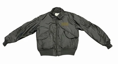 Vintage 70s USAF Flyers Cold Weather Polyamide Jacket Men L Green 1975 Vietnam - Image 1 of 4