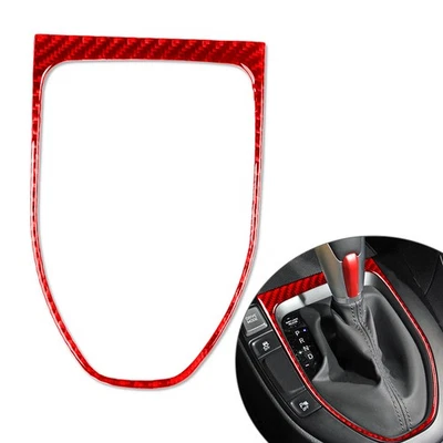 Carbon Fiber Gear Shift Frame Cover Trim For Hyundai Veloster JS N 2019-2023 Foto 1 de 4