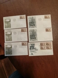 First Day Issue Stamps BOY SCOUTS 6 TOTAL 6-30-1950 - Picture 1 of 7