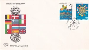 SA13 Greece 1988 Council of Europe Congress, Rhodes FDC - Picture 1 of 1
