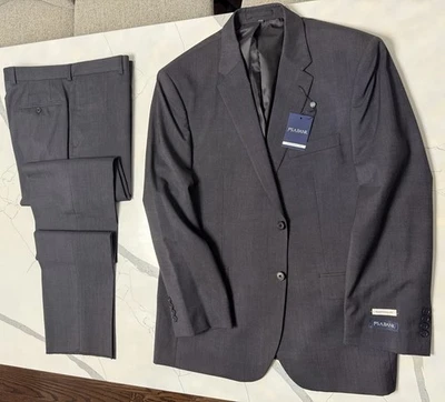 Jos. A. Bank 41R (35 W) Charcoal Grey - Wool Suit REGULAR FIT (TRADITIONAL FIT) - Image 1 of 4