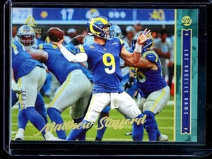 2022 Panini Luminance Matthew Stafford Teal #/35 Los Angeles Rams - Picture 1 of 1