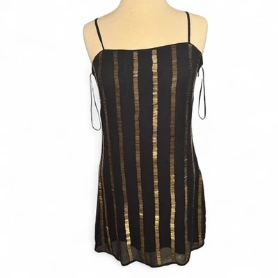 Vestido Vaina de Cóctel Walter Baker Para Mujer Talla 10 Nuevo con Etiquetas Negro Sin Mangas Fiesta Foto 1 de 4