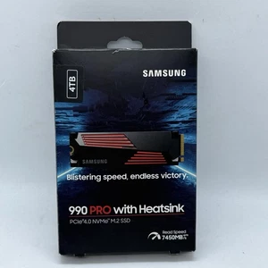 Samsung 990 PRO 4TB M.2 2280 Internal SSD - MZ-V9P4T0CW - NEW! - B11:7 - Afbeelding 1 van 3