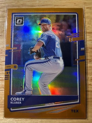 2020 帕尼尼 Optic COREY KLUBER 004/100 橙色全息 Prizm #109  — 第 1/2 张图片