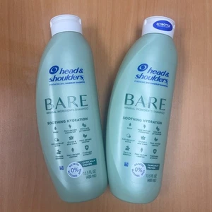 (2) Head & Shoulders BARE Soothing Hydration Dandruff Shampoo Exp.06/26 &08/26 - Picture 1 of 3