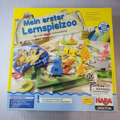 Haba 4685 - Mein erster Lernspielzoo Die grobe Spielesammlung 2011 Complete EUC - Image 1 of 4