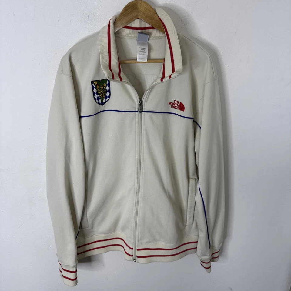 The North Face A5 Series Antarctica Track Jacket XL White Red Crest 4897m Rare - Image 1 of 4