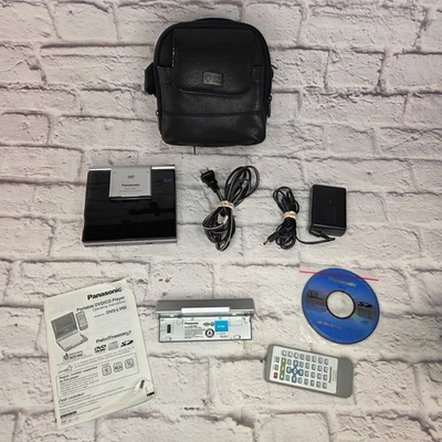 Panasonic DVD-LV50 Portable DVD CD Player w/ Remote & Battery 5" LCD Screen Work - Image 1 of 4