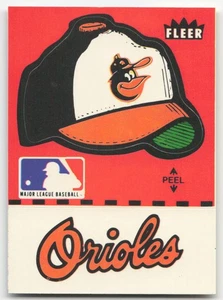 1982 Fleer Stickers Baltimore Orioles Cap (Blue) ODDBALL! - Picture 1 of 2