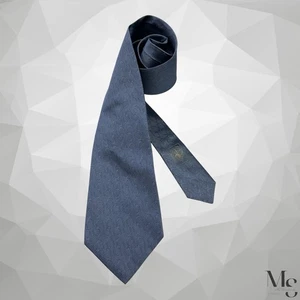 GUCCI Gray Monogrammed Luxury Silk Tie Made In Italy 58”-3.75" EX COND - Picture 1 of 7