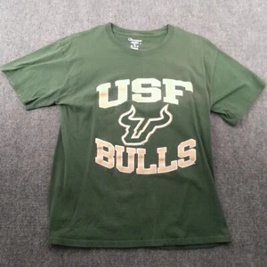 USF Bulls T Shirt Adult Medium Green University of South Florida College Sports - Picture 1 of 7
