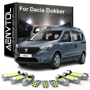 Kit 11pz Lampadina LED Interno Per Dacia Dokker 2012-2020 2021 2022 2023 - Foto 1 di 14