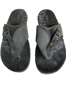 Merrell Senise schwarz Performance Schuhe Flip Flop Slipper Slide Zehenstegsandale 8 - Bild 1 von 10