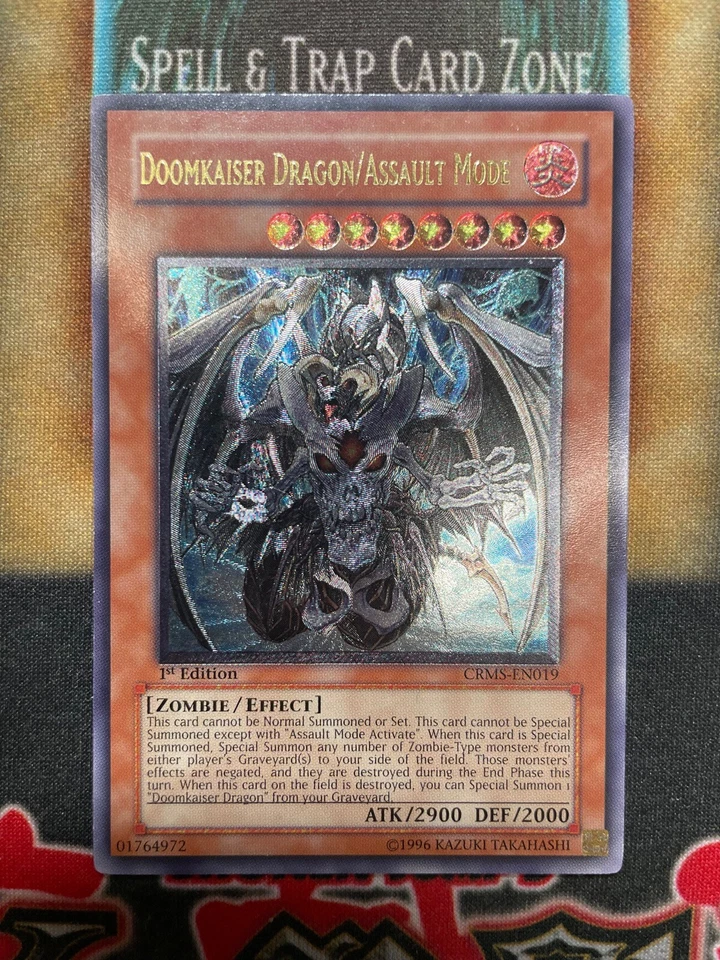 Yugioh Doomkaiser Dragon/Assault Mode CRMS-EN019 Ultimate Rare 1st Ed NM - Image 1 of 1